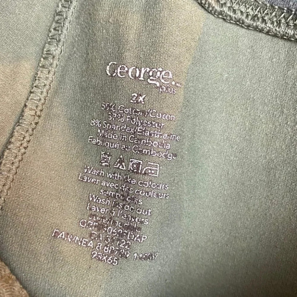 George Green  Camo Leggings 2X - Picture 6 of 6